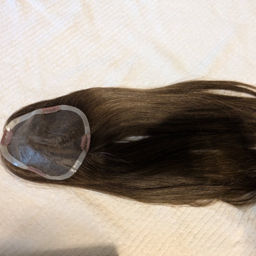 Synthetic hair topper